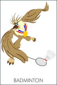 Badminton Bild